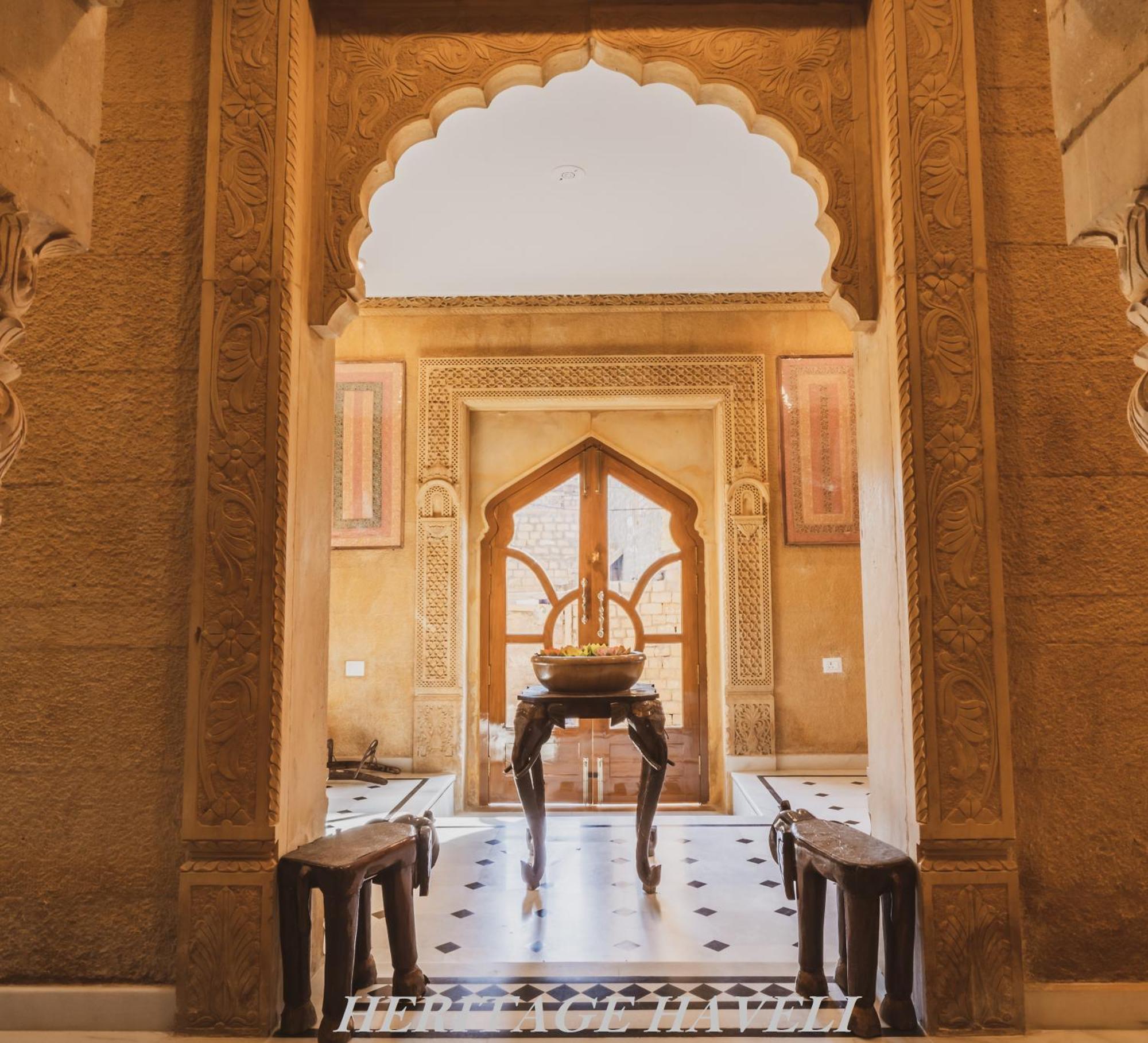 Hotel Heritage Haveli Jaisalmer Exteriör bild